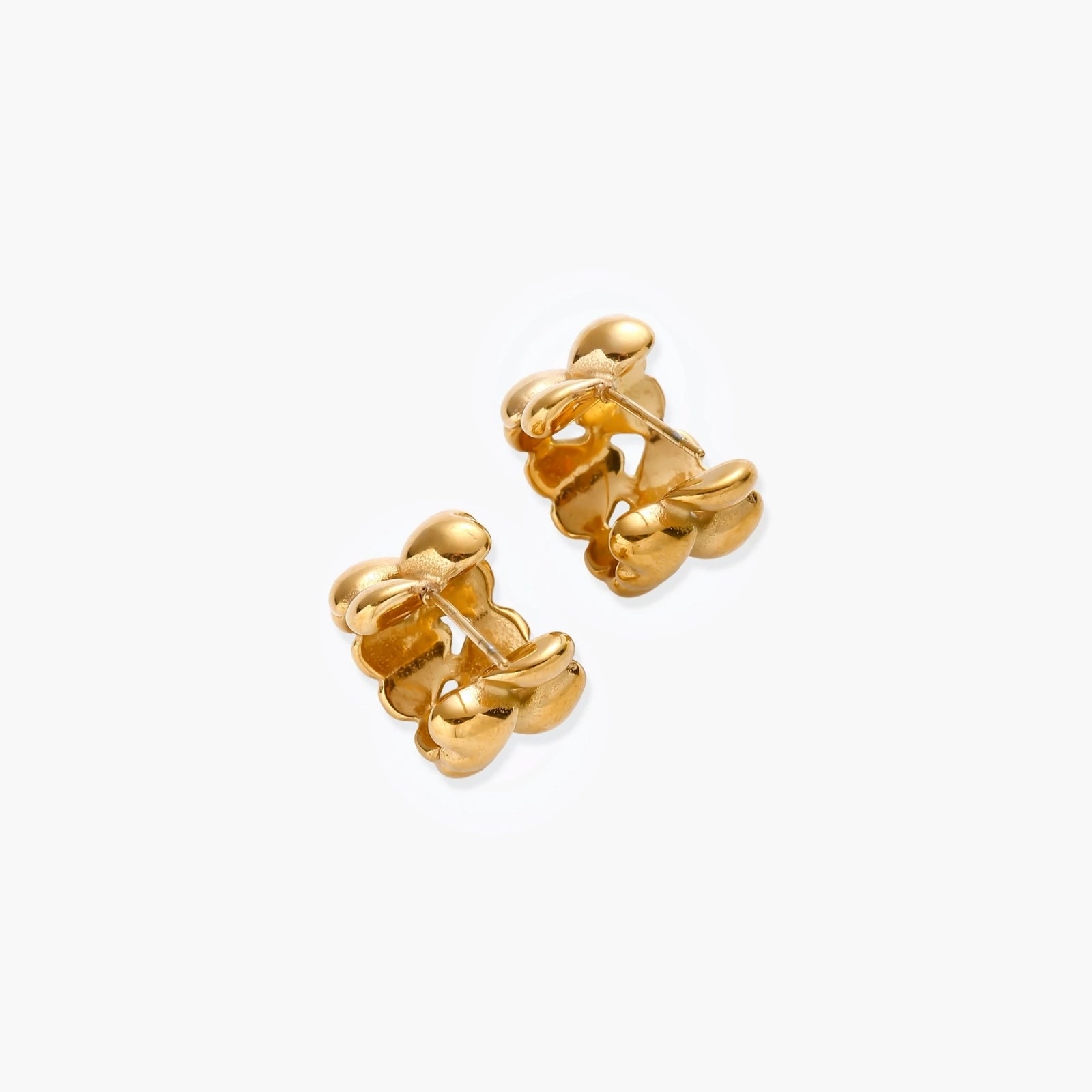 Braided Bliss Hoops | Conrad Collective Permanent Jewelry