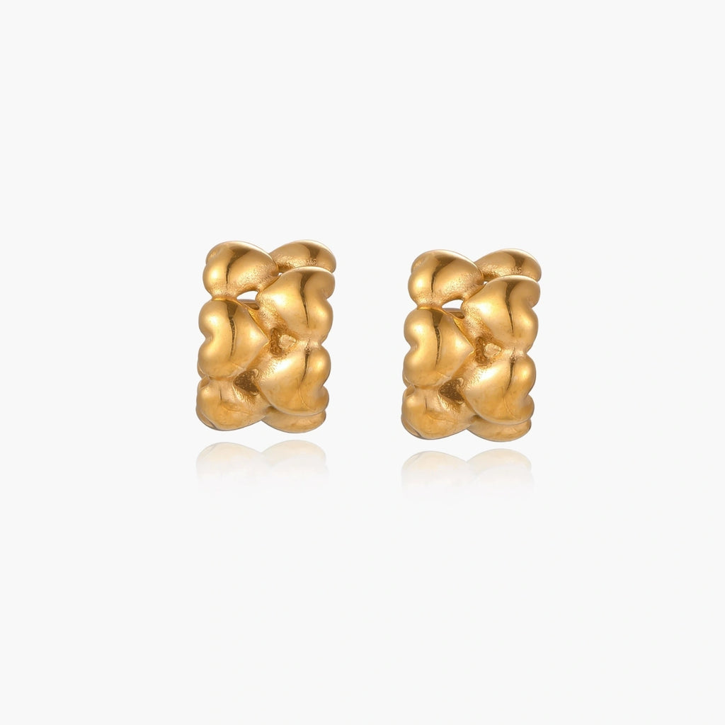 Braided Bliss Hoops | Conrad Collective Permanent Jewelry