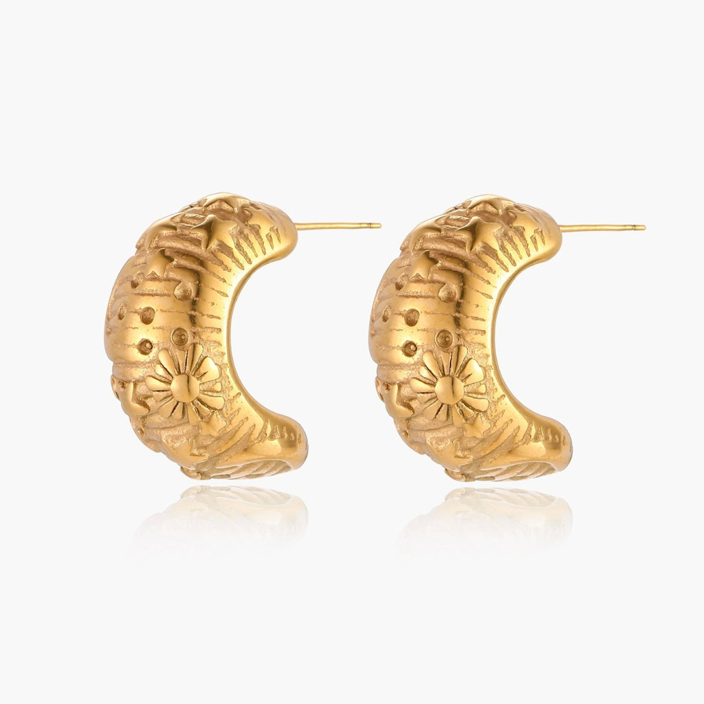 Celestial Dreams Hoops | Conrad Collective Permanent Jewelry
